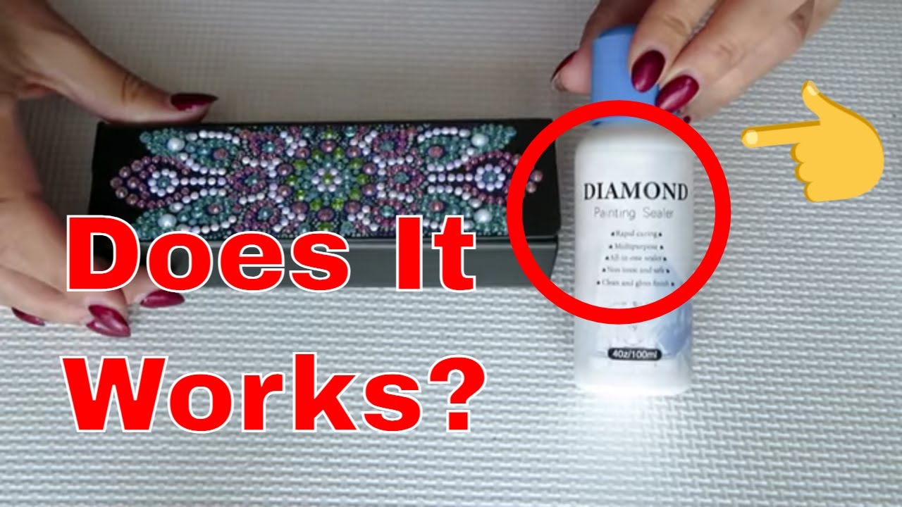 TEST / REVIEW. Diamond Painting Sealer. #onedaysaving