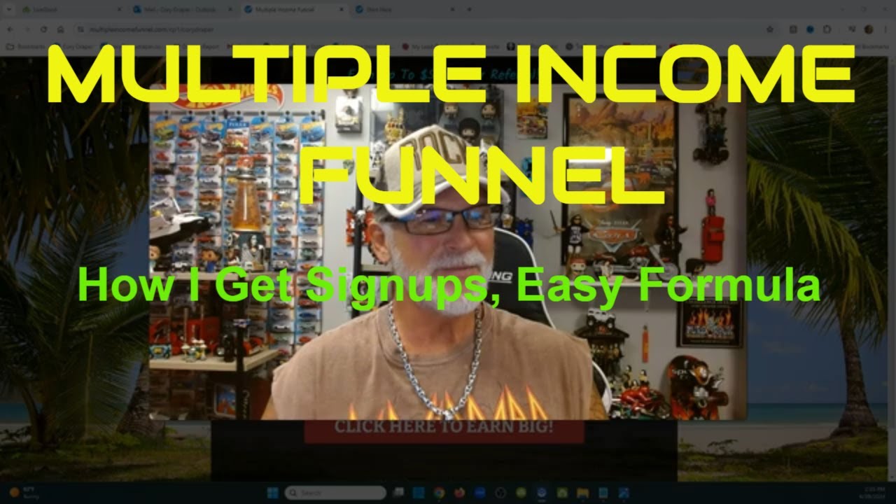 MULTIPLE INCOME FUNNEL: How I Get Signups, Simple, Easy Formula