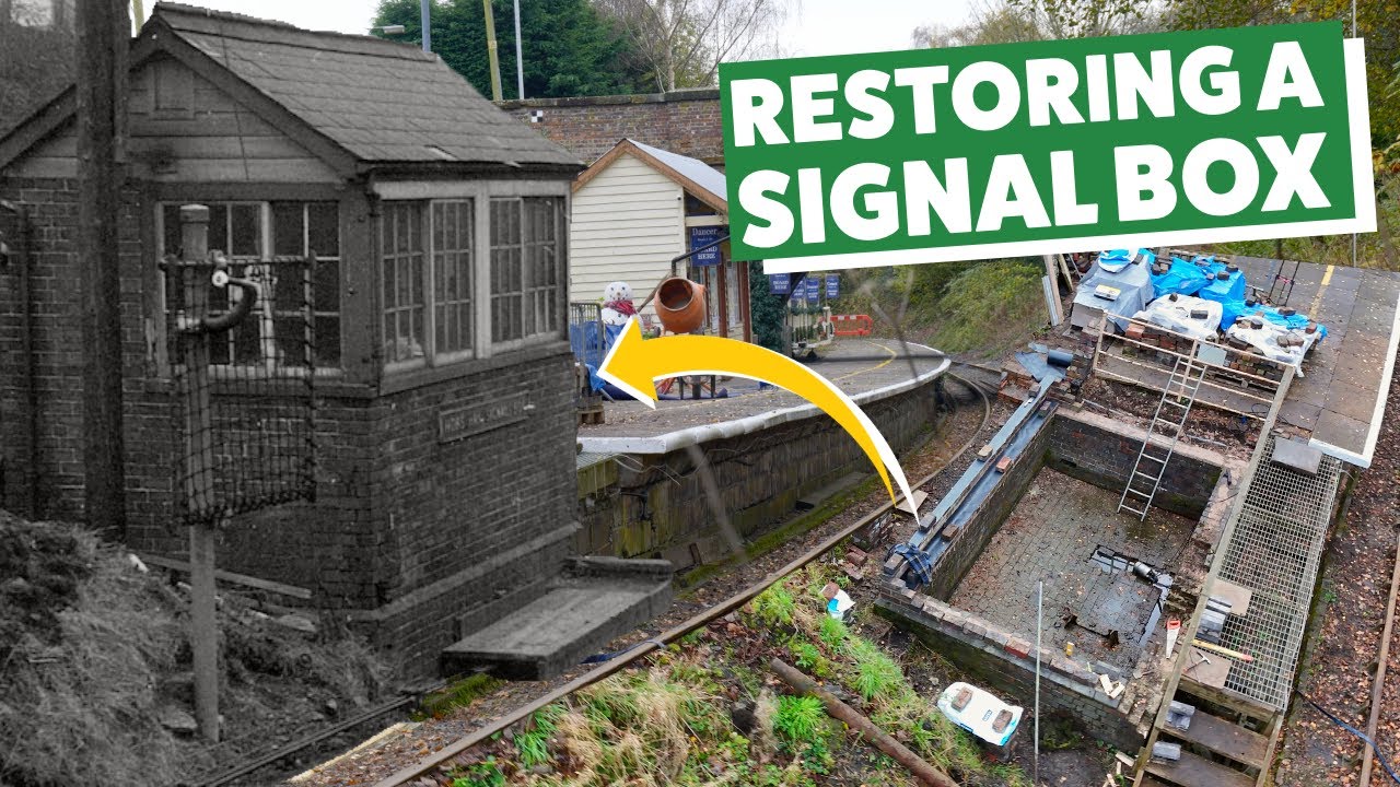 Rebuilding the Signal Box - Horsehay & Dawley Station Restoration Project
