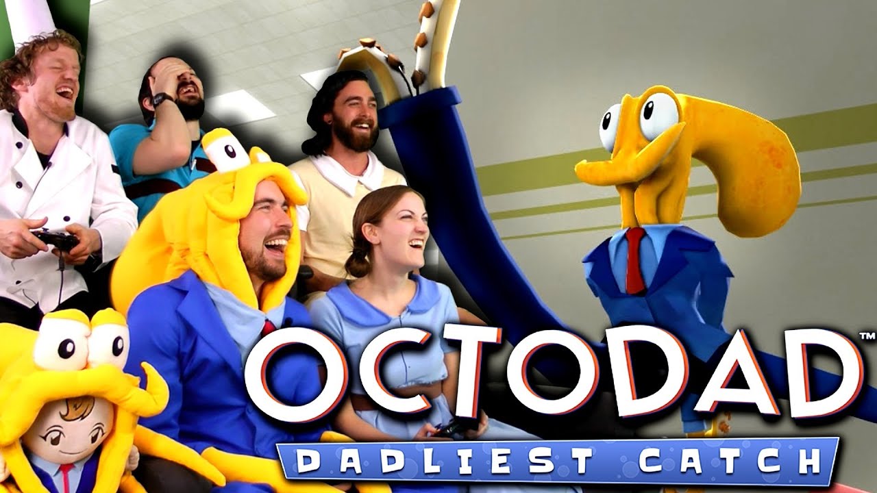 Octodad: Dadliest Catch — это ПОТРЯСАЮЩАЯ игра! — совместная игра для 4 игроков!