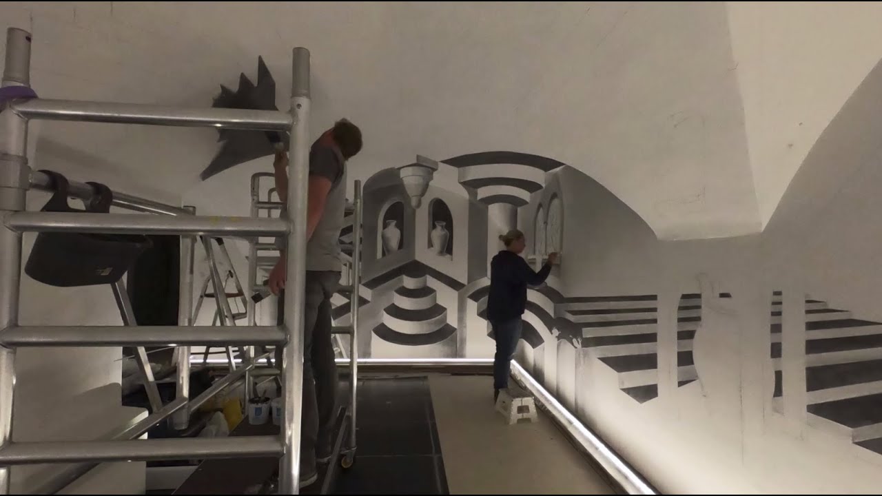 Anamorphic Room door Leon Keer | Thuis bij M.C. Escher | Princessehof