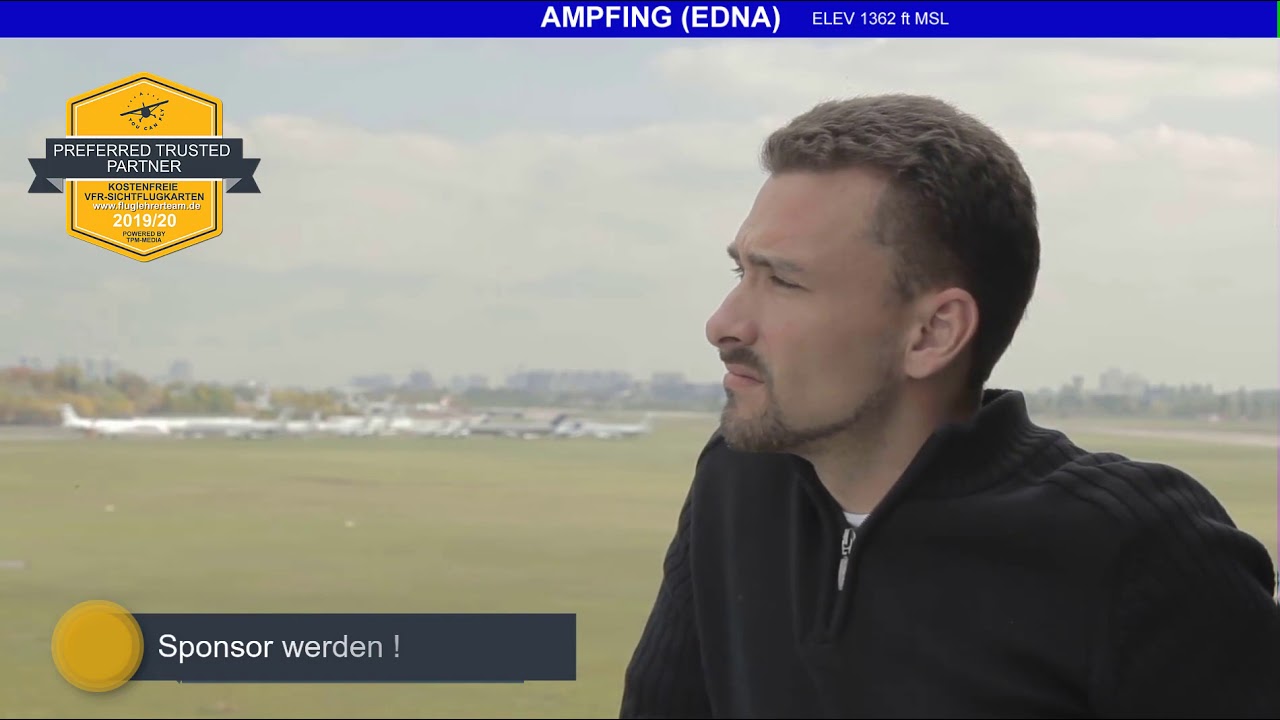 VFR Sichtflugkarte EDNA Flugplatz Ampfing-Waldkraiburg auf www.fluglehrerteam.de