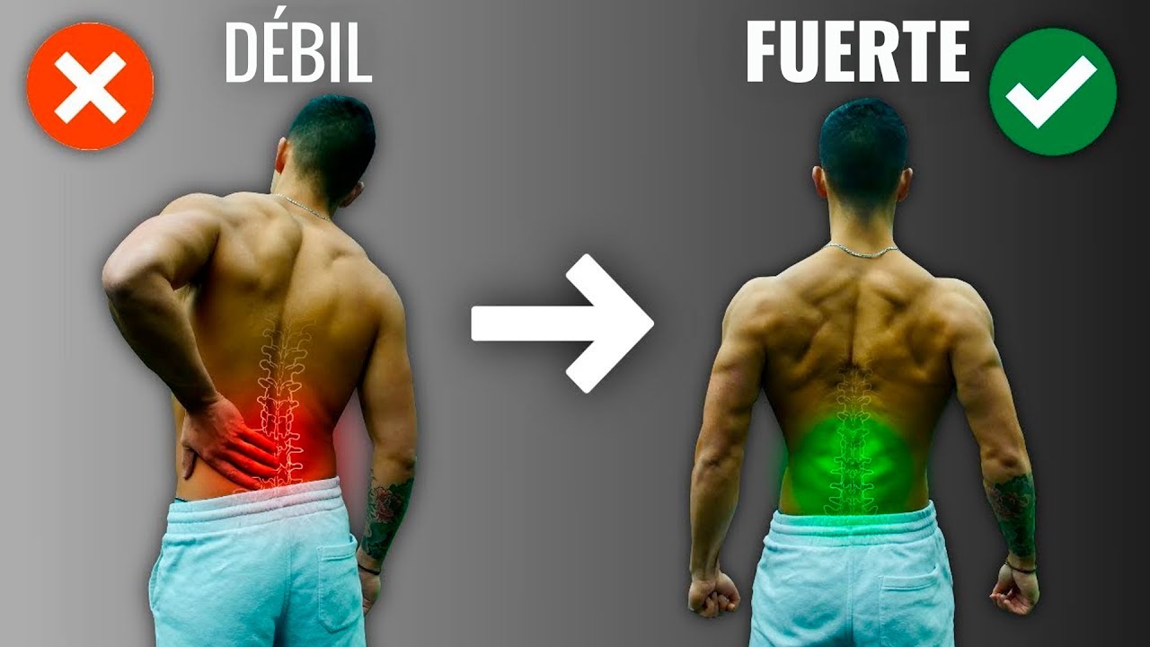 Cómo tener una espalda baja FUERTE correctamente (necesitas hacer estos 4 ejercicios)