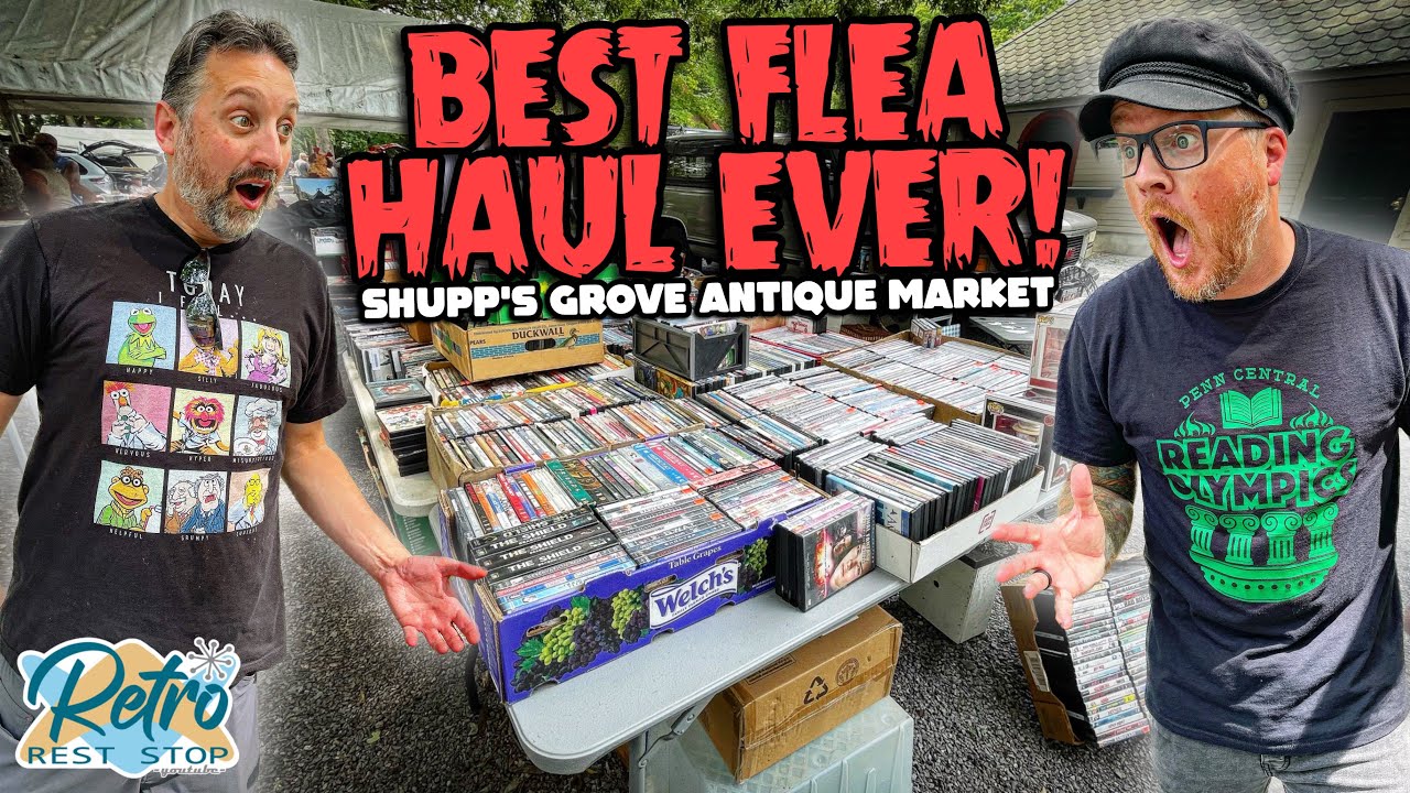 ThriftingMy Greatest Movie Haul At Shupp’s Grove Antique Market In Adamstown, PA | Physical Media