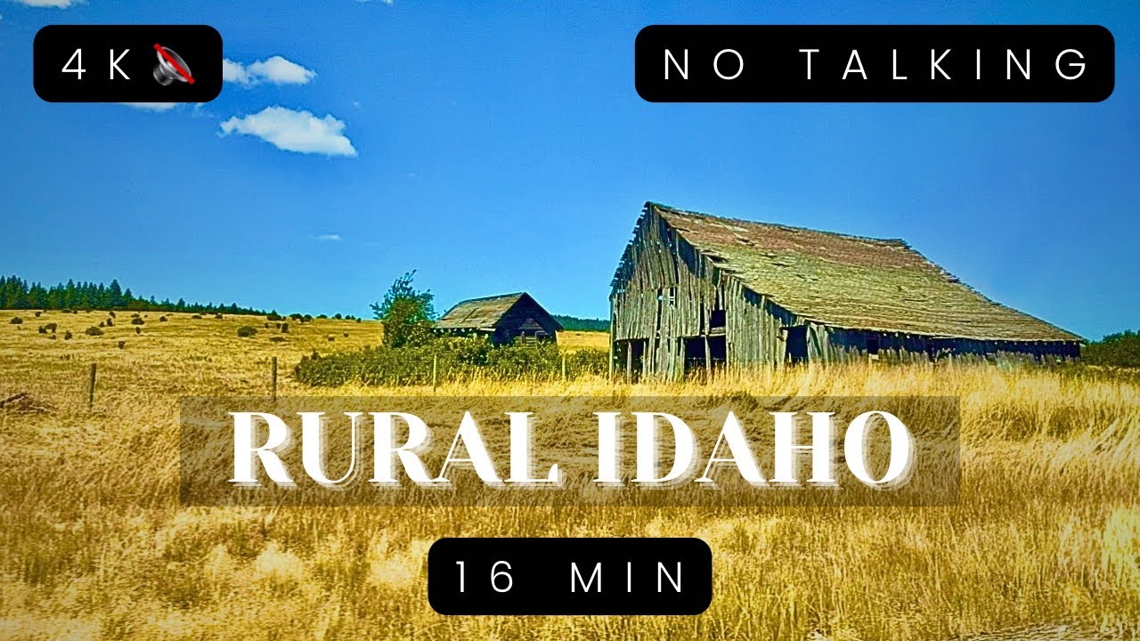 Peaceful Drive: Rural Idaho's Scenic Highway 95 to Lewiston [4K]