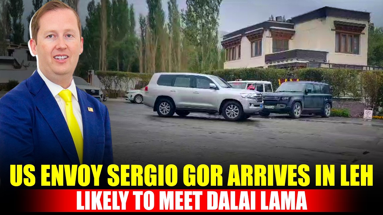 US Envoy Sergio Gor arrives in Leh, Likely to meet Dalai Lama amid China tensions | India | Ladakh