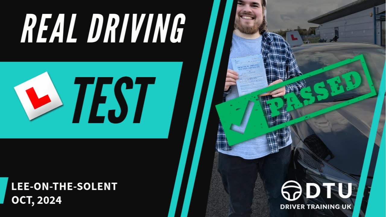 Actual Driving Test | Lee on the Solent | October 2024 | Passed - 3 Driving Fault