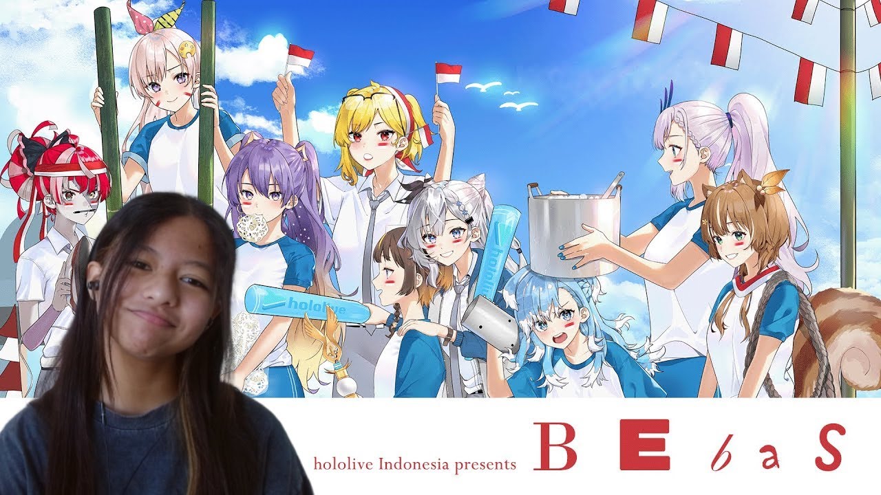 Bebas-hololive id [cover]  REACTION