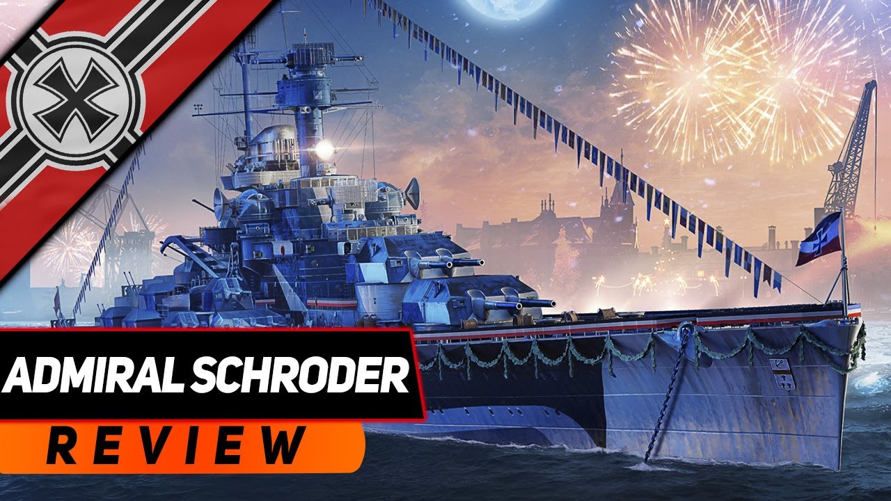 КРЕЙСЕР ADMIRAL SCHRODER! НОВИНКА ГАМБУРГСКОЙ ВЕРФИ! МИР СУПЕРКОРАБЛЕЙ/WORLD OF WARSHIPS