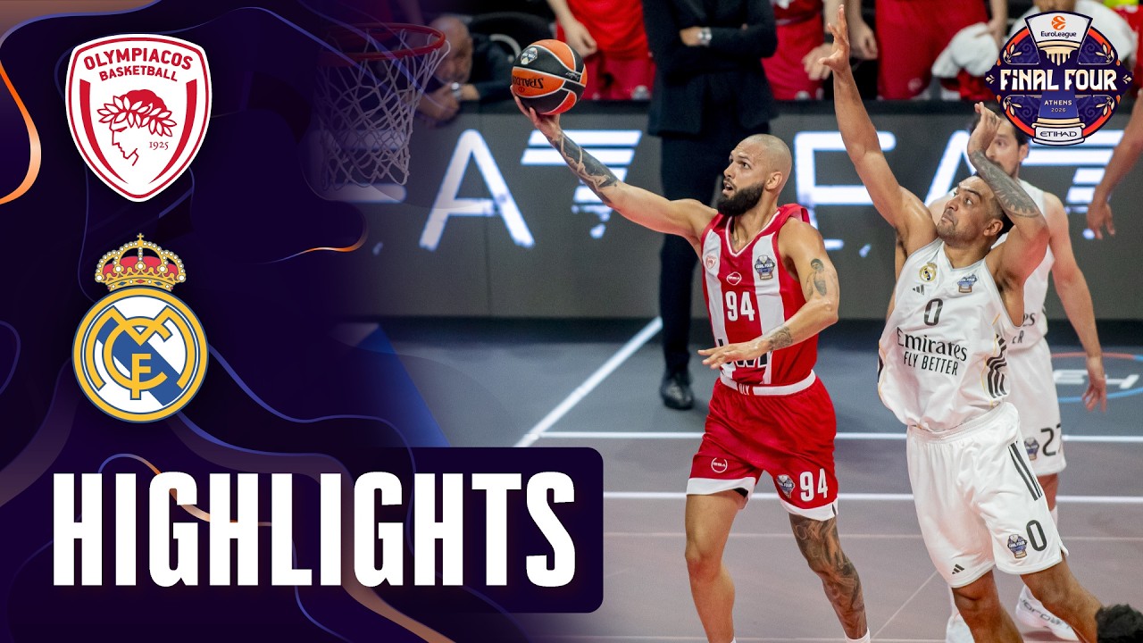 OLYMPIACOS ЗАВОЕВЫВАЕТ ТИТУЛ В АФИНАХ | Olympiacos &mdash; Real Madrid | Лучшие моменты ФИНАЛЬНОГО МАТЧ...