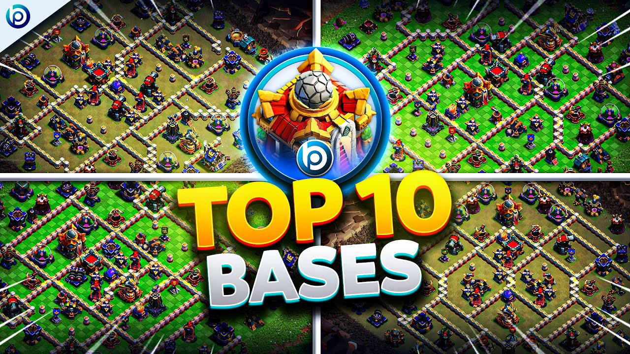 TOP 10 Best TH16 Blueprint CoC BASES of 2025 (CWL/Hybrid/War/Trophy) with Link | COC Town Hall 16
