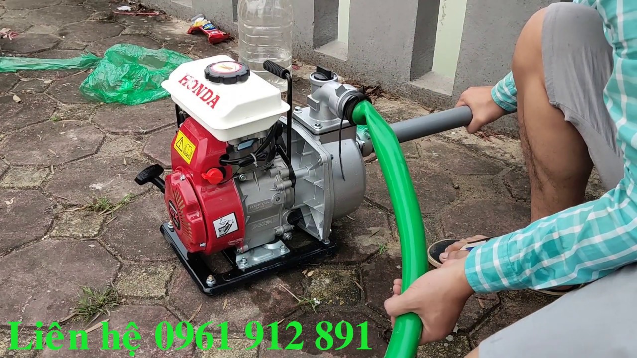 Máy bơm nước xách tay HONDA GX100 đẩy siêu mạnh