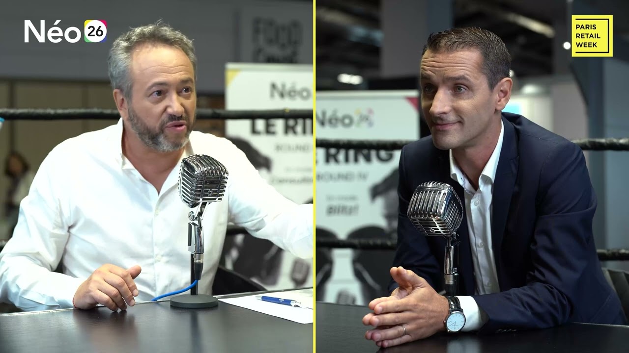 Le Ring Round IV de Néo 26 à #parisretailweek Franck Journo face à Samuel Gangnant DG de #DPDFrance