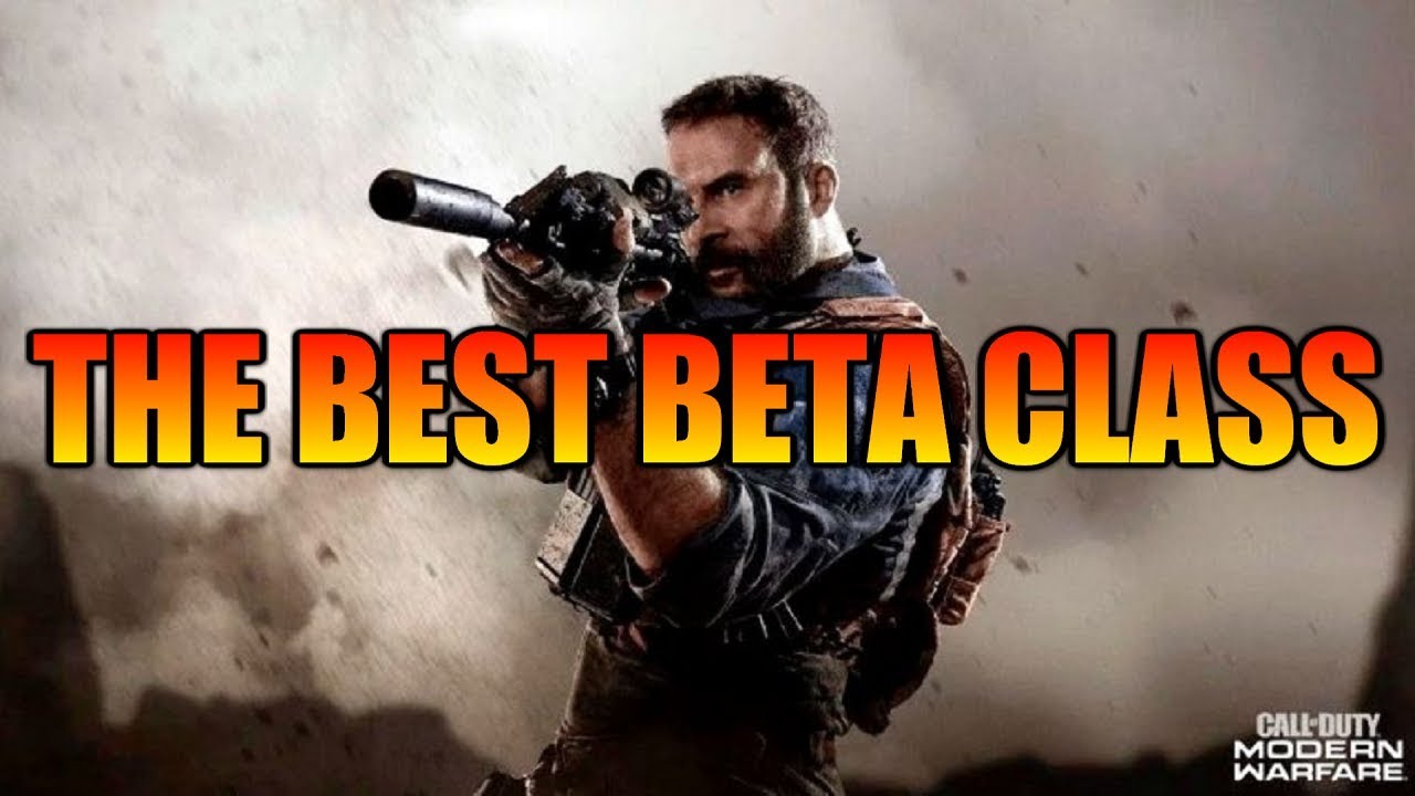 THE BEST BETA STARTER CLASS SETUP ( AUG ) - COD: MODERN WARFARE CREATE A CLASS TUTORIAL