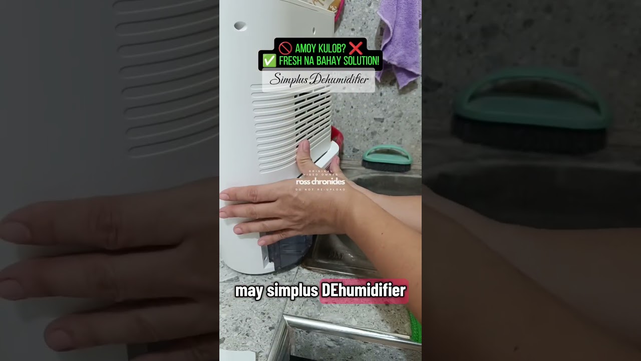 Electric Dehumidifier Water Tank Auto Shut-Off Intelligent Monitoring Energy Saving  #dehumidifier