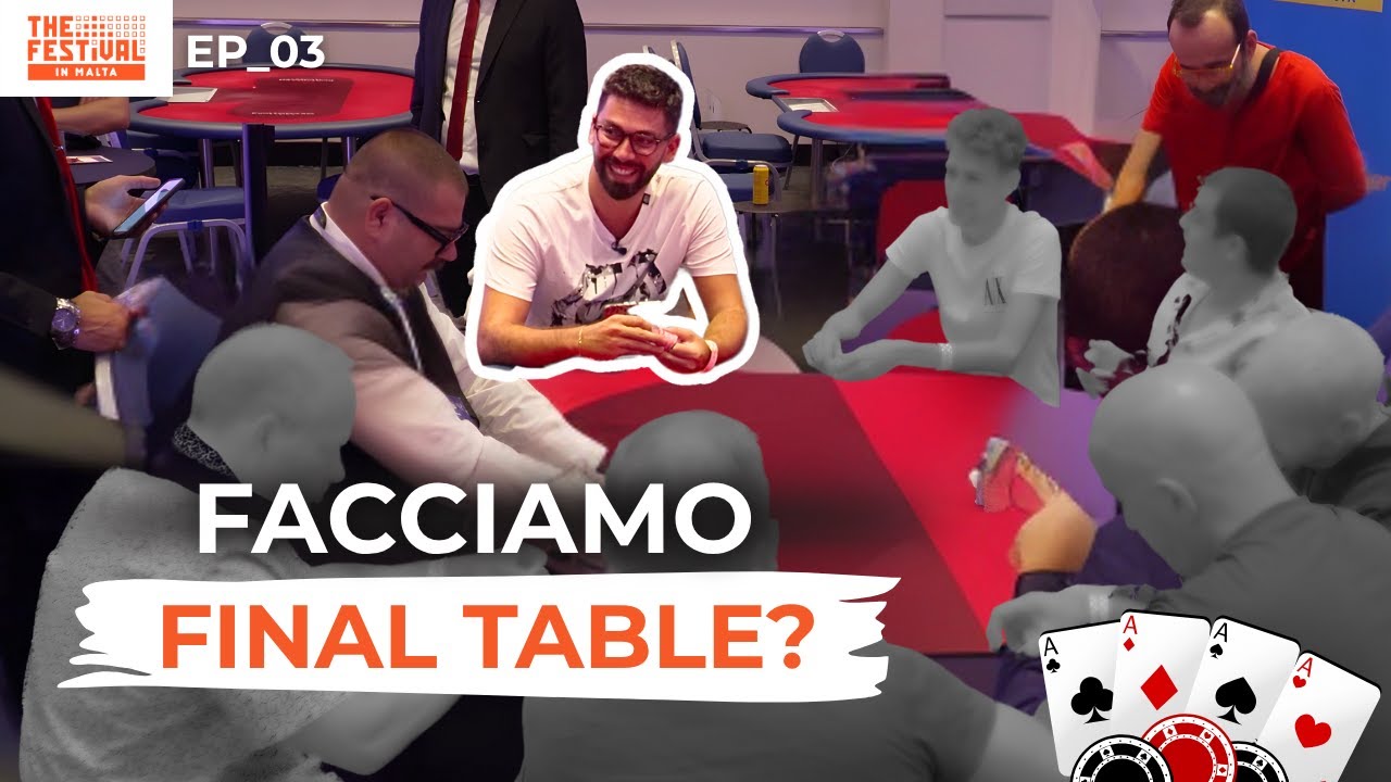 DEEP RUN feroce al BOMB POT! Facciamo FINAL TABLE? | Malta Vlog 03