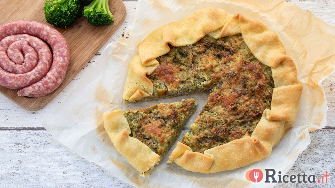 Torta salata con broccoli e salsiccia - Ricetta.it