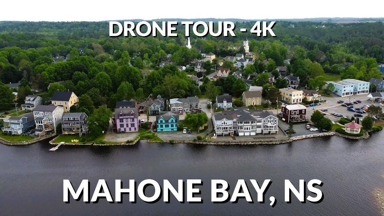 🌊 Majestic Mahone Bay in 4K – Aerial Views of Nova Scotia’s Coastal Beauty 🚁✨