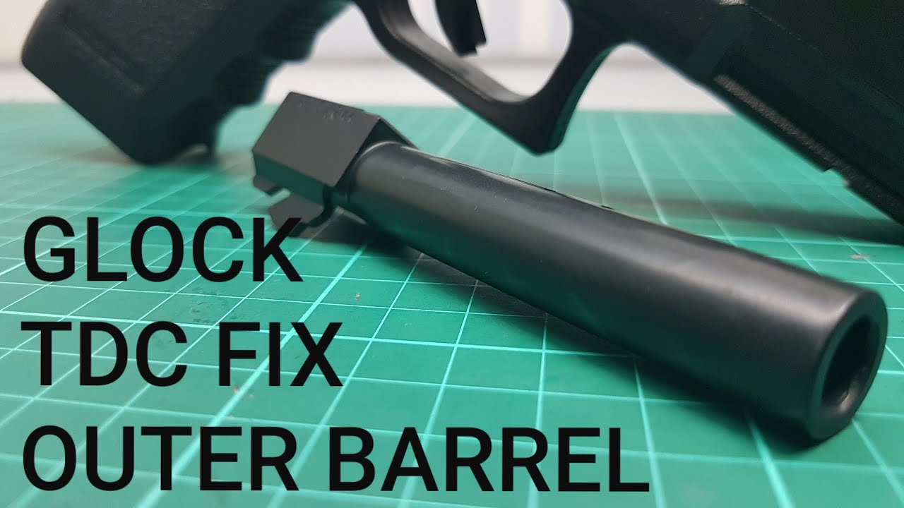 AIRSOFT GLOCK FIX OUTER BARREL WITH TDC DIY. AIRSOFT FAIRY
