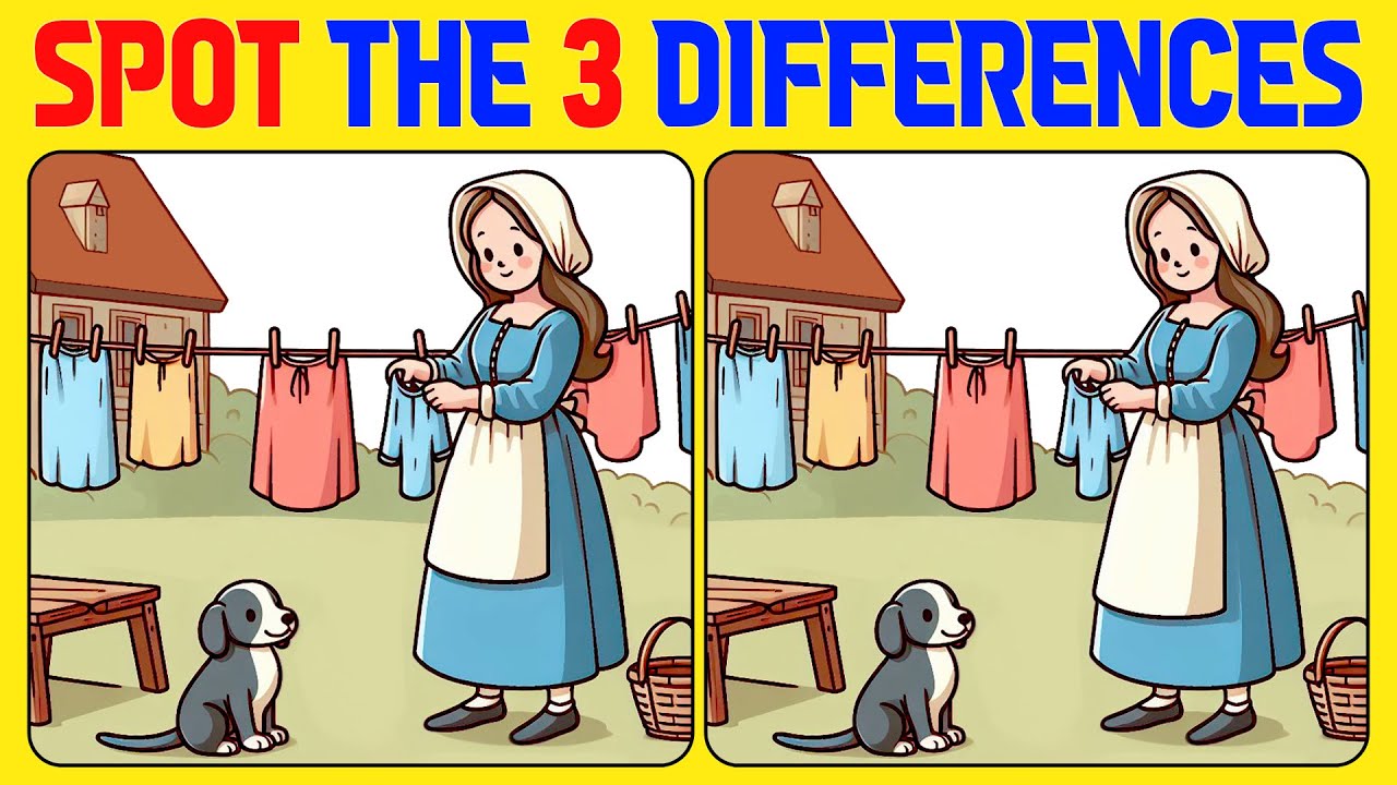 🧠🧩Spot the Difference : Brain Teasers 《A Little Difficult》