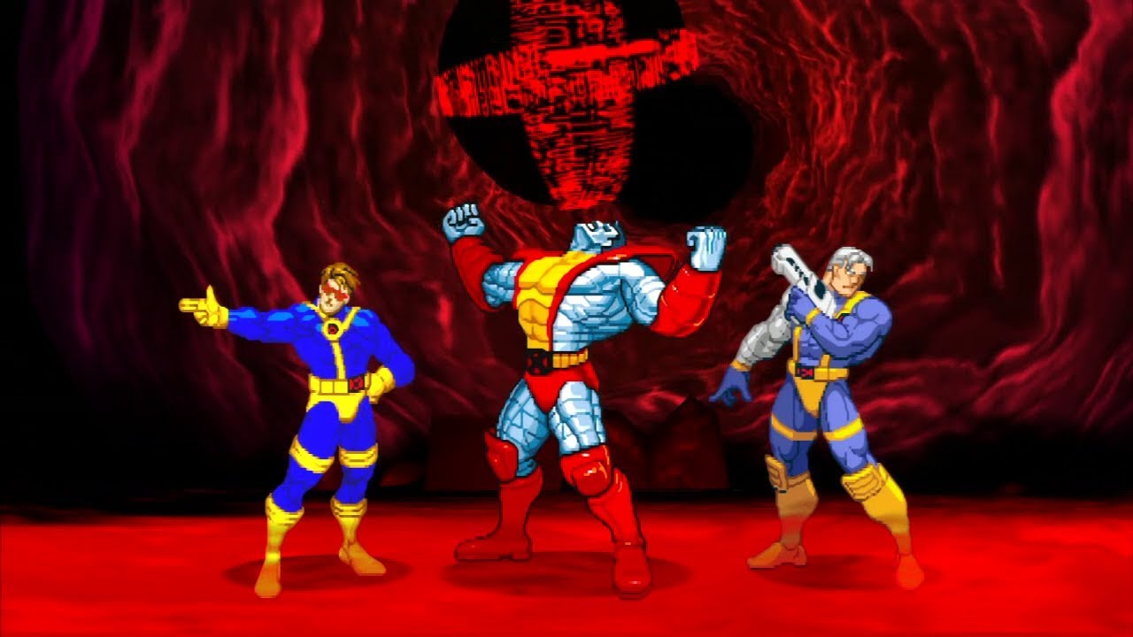 Marvel VS Capcom 2 - Colossus/Cable/Cyclops - Expert Difficulty Playthrough