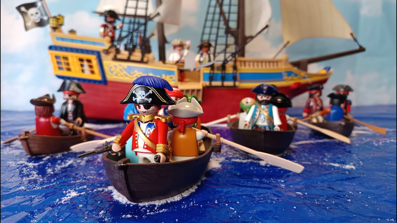 Пираты и проклятое сокровище 🏴‍☠️ Playmobil Halloween Stop Motion