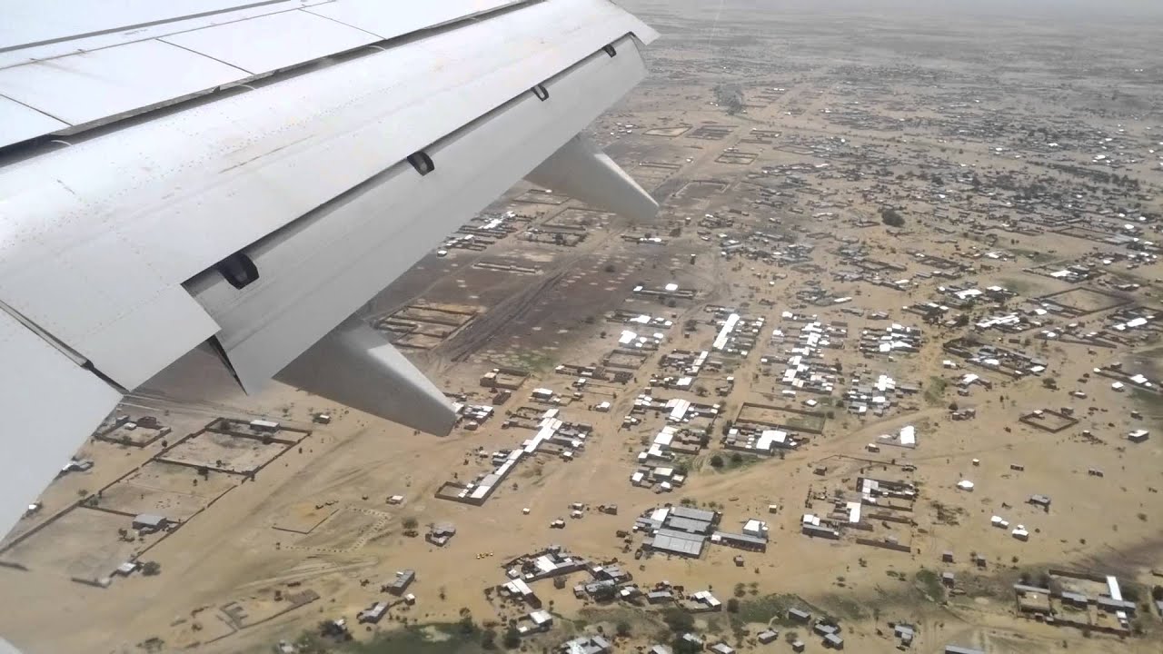 Landing at Ndjamena airport