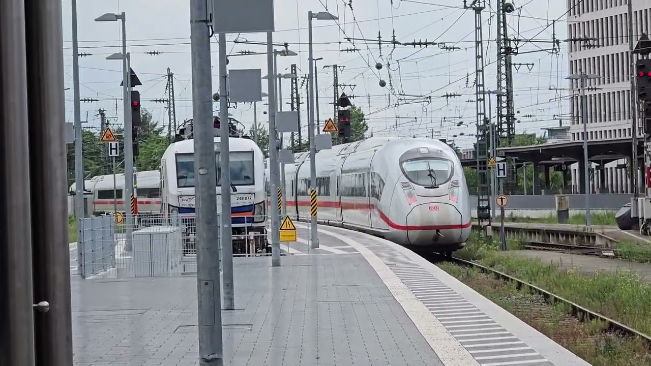 (4K) Züge am Karlsruher Hauptbahnhof (03.06.2025)
