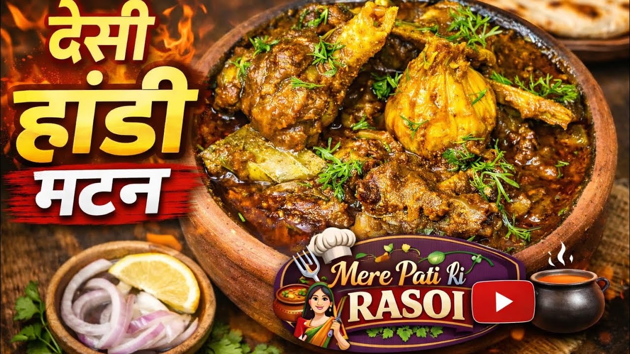 हांडी मटन बनाने का आसान तरीका | Dhaba Style Handi Mutton | Step by Step 