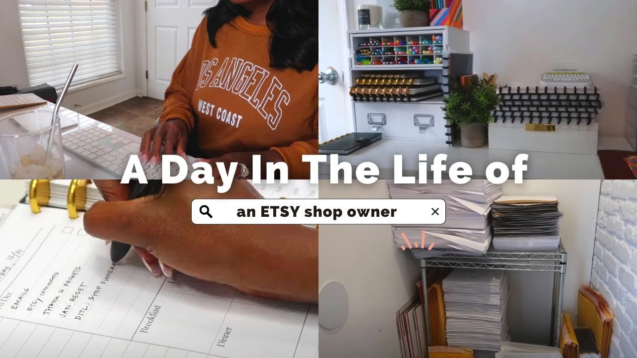 A Day In The Life Of An Etsy Shop Owner