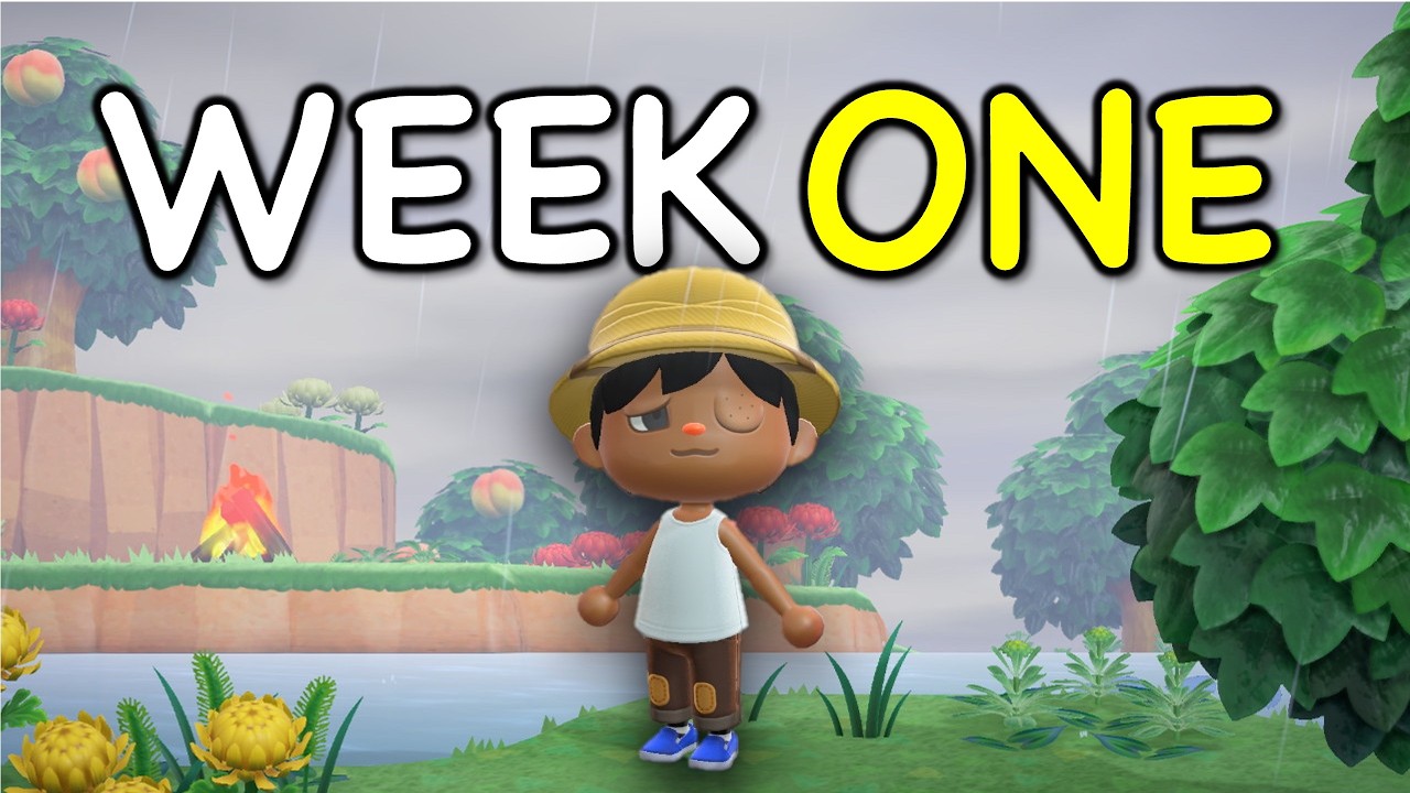The First Week on my New Animal Crossing Island