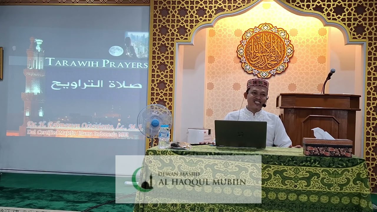 [KAJIAN KAMIS SORE] FIQIH SHALAT SUNNAH TARAWIH || UST. DR. H. RAHMAWAN OCTAVIANTO, LC., MA