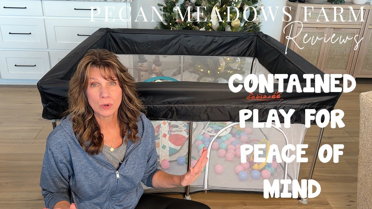 Foldable Baby Playpen Review | Safe 50x50 Play Yard for Babies & Toddlers