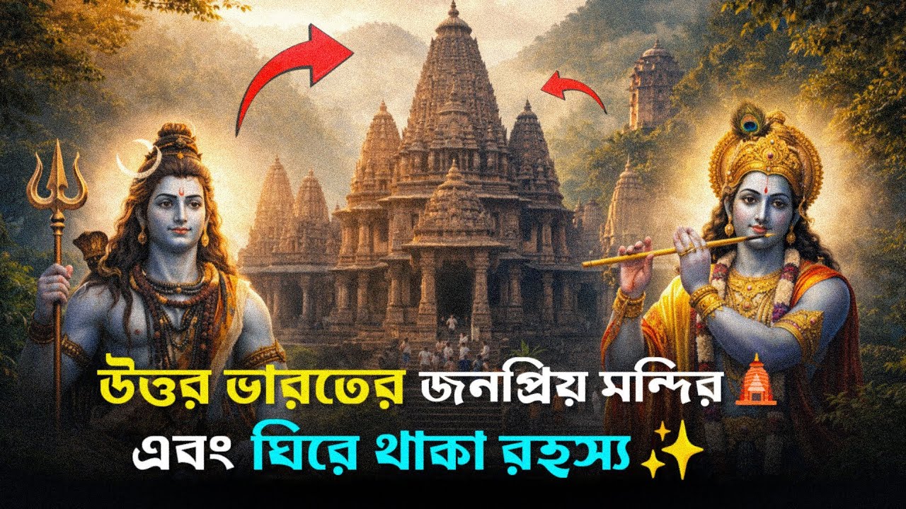 Top 100 North India Temples | উত্তর ভারতের বিখ্যাত মন্দিরসমূহ | Spiritual Journey 🇮🇳