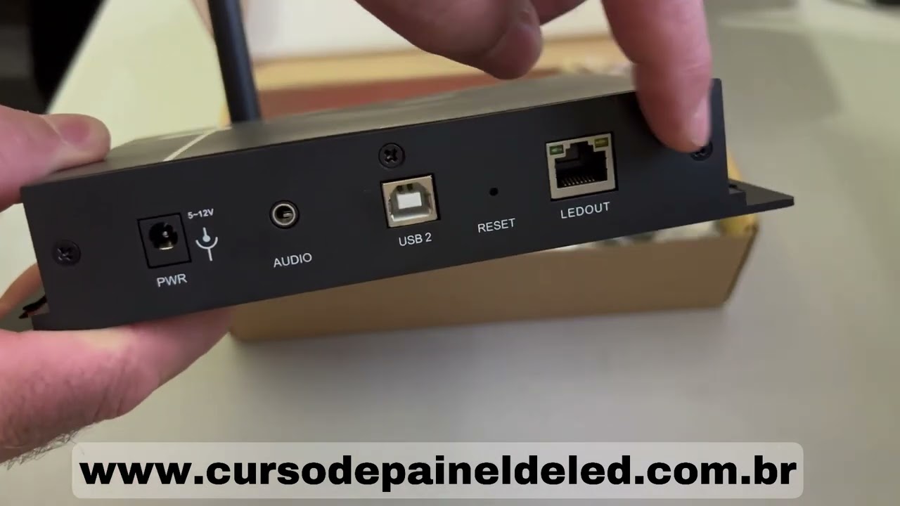 Como eliminar pc e a Sending Card do painel de led e qual controladora usar.