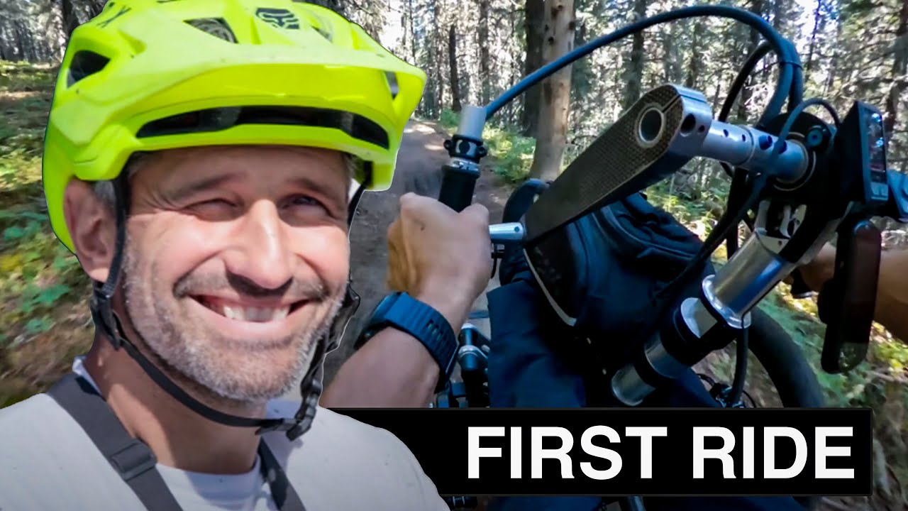 FIRST MTB RIDE on BOWHEAD RX HAND CYCLE #ebike after 20 YEARS IN THE MAKING