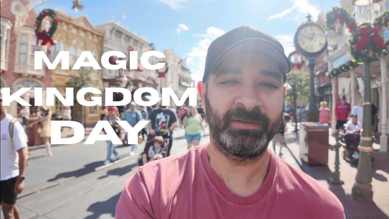 Magic Kingdom Tour New Years 2026 Christmas Decorations Walkthrough of the Park #magickingdom