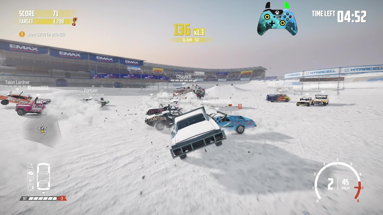 Wreckfest 26.02.28 Roadcutter Score Streak - Dirt Devil Stadium Demolition Arena