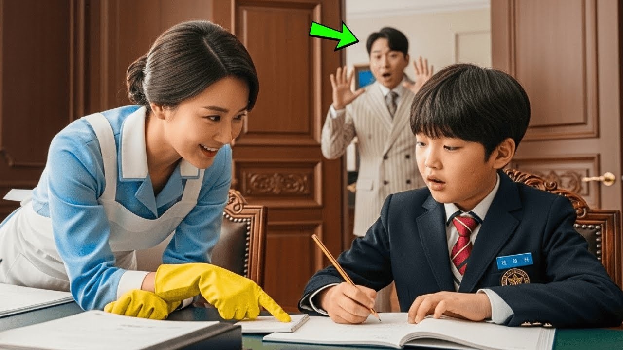 재벌의 아들은 매번 낙제했지만, 새 가정부가 놀라운 재능을 보여주었다