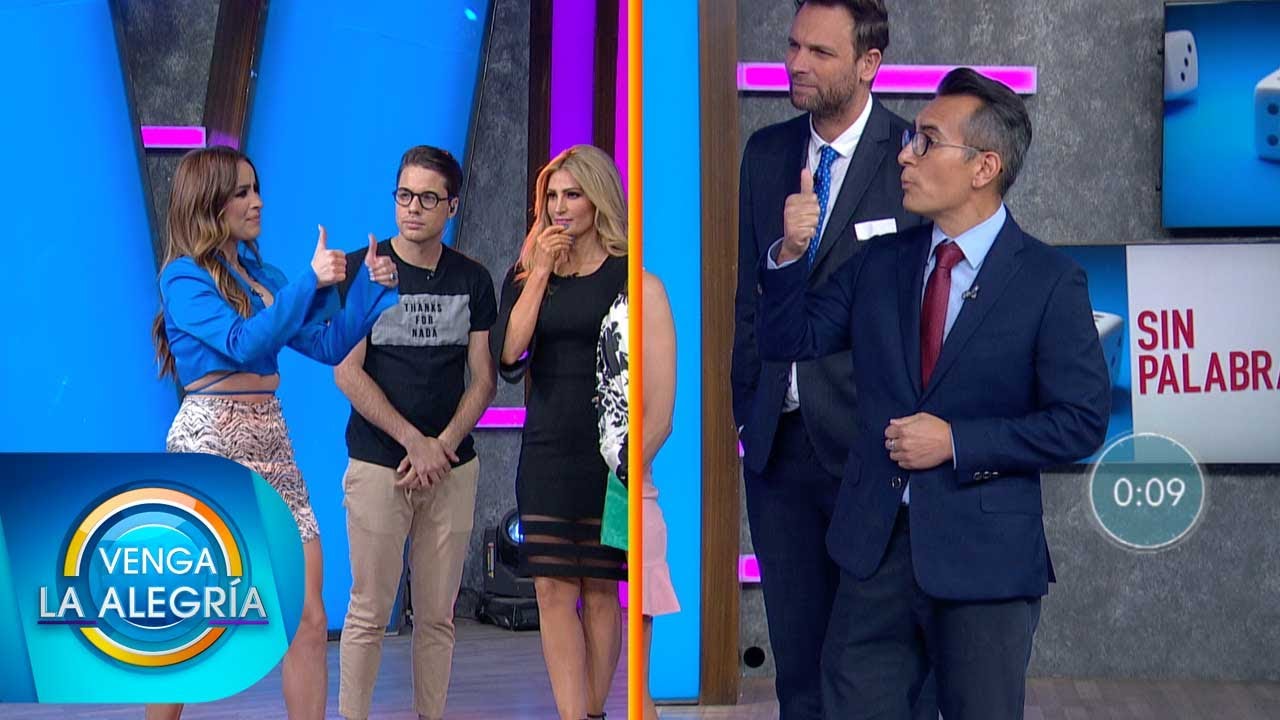 ¡Por más que lo intentaron no lograron ganar el Sin Palabras! | Venga La Alegría