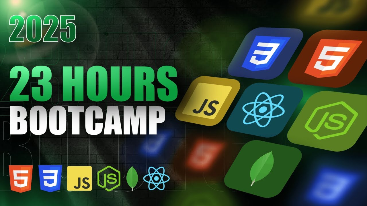 FREE Coding Bootcamp - Build 4 Full Stack Projects in 23 Hours
