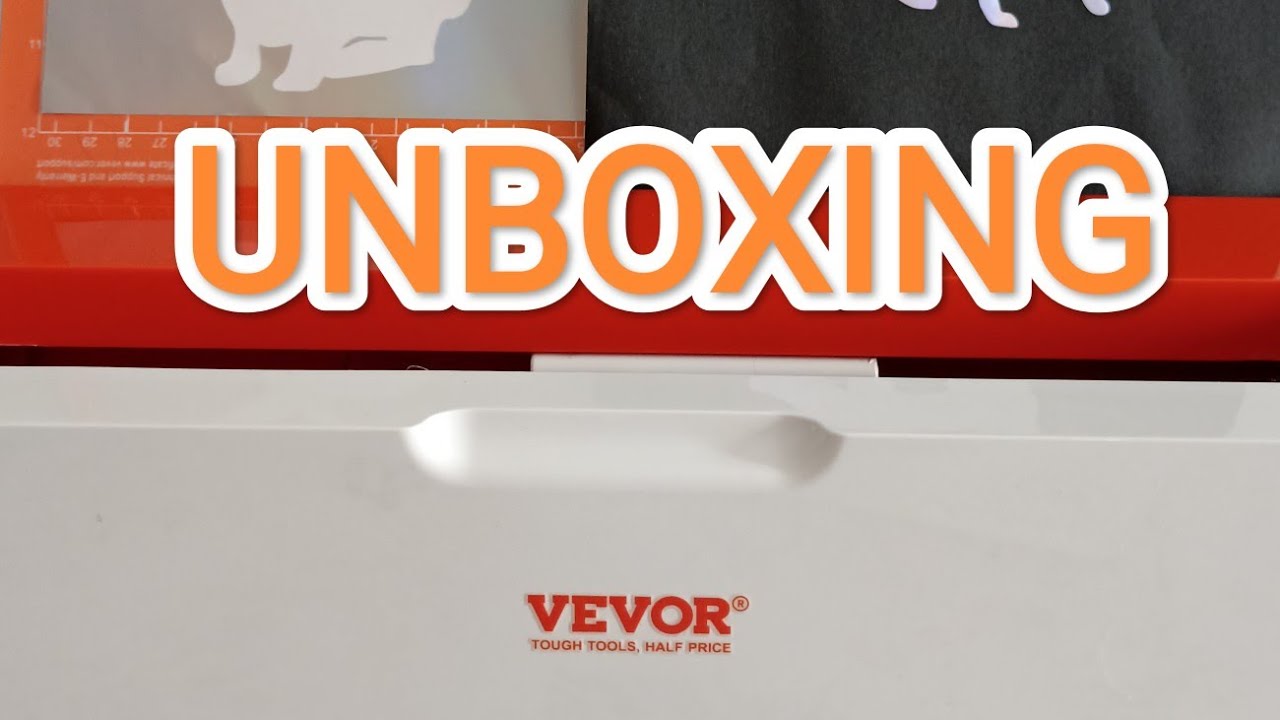 UNBOXING VEVOR démonstration de la machine DESKTOP VINYL CUTTER