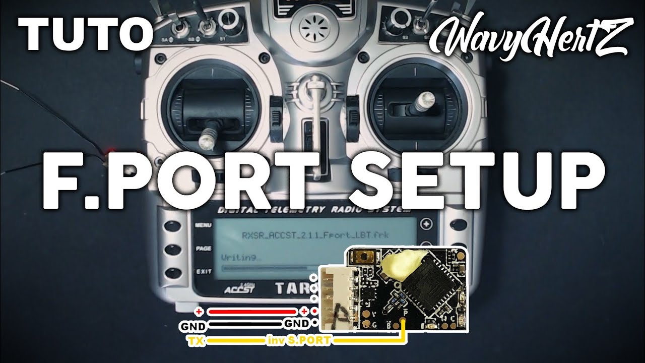 Setup du F.Port de FrSky sur Betaflight (Branchement & Configuration)