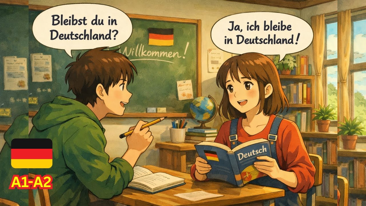 German Speaking Practice for Beginners | Alltag in Deutschland (50 Q&A)