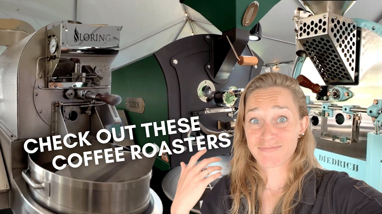 Inside the Roasters Tent at Coffee Roasters Guild Retreat (feat. Diedrich, Loring, Giesen machines)