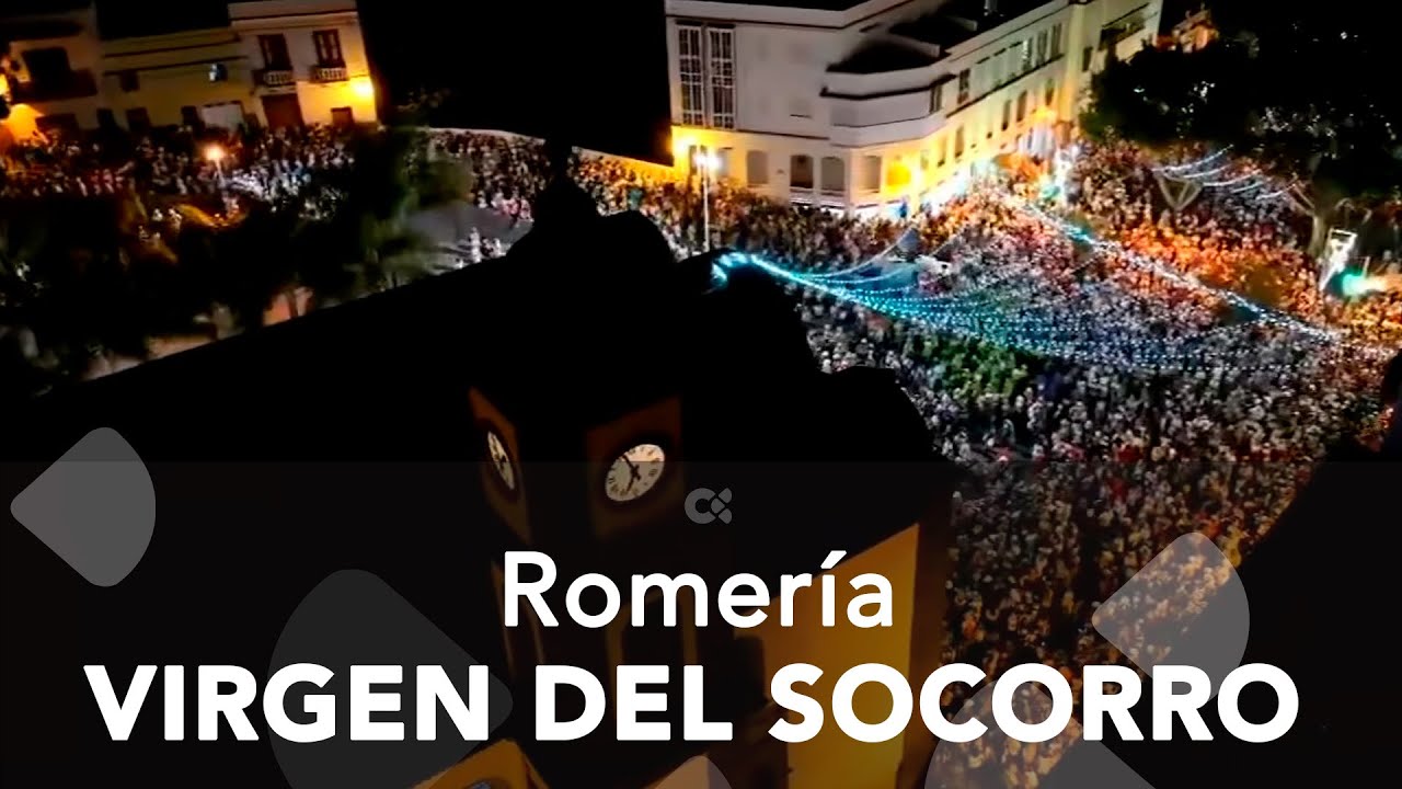 La Bajada de la Virgen del Socorro cumple su punto álgido con la entrada de la Imagen en la ermita