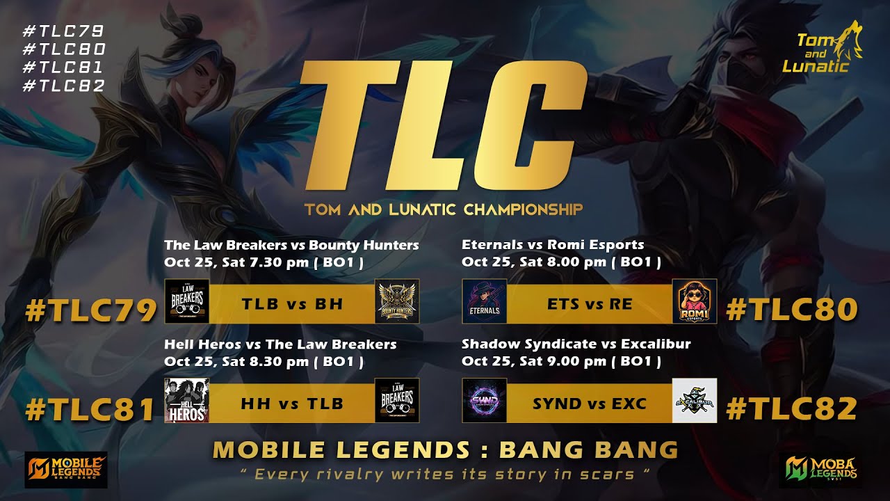 🛑 TLC Regular Matches | TL Championship | Tom and Lunatic | MOBA Legends Tamil MLBB