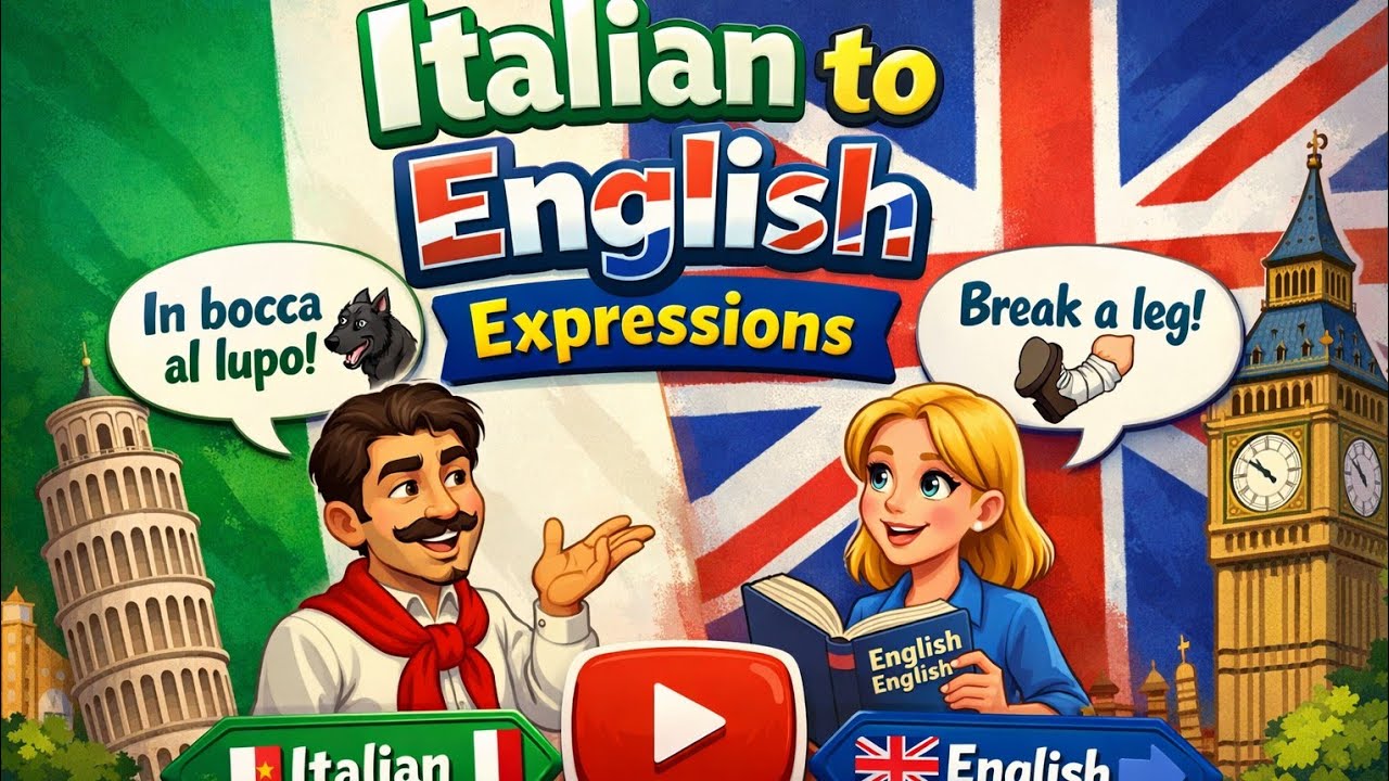 Italian to English Expressions 🇮🇹🇬🇧 | Common Italian Phrases with English Meaning