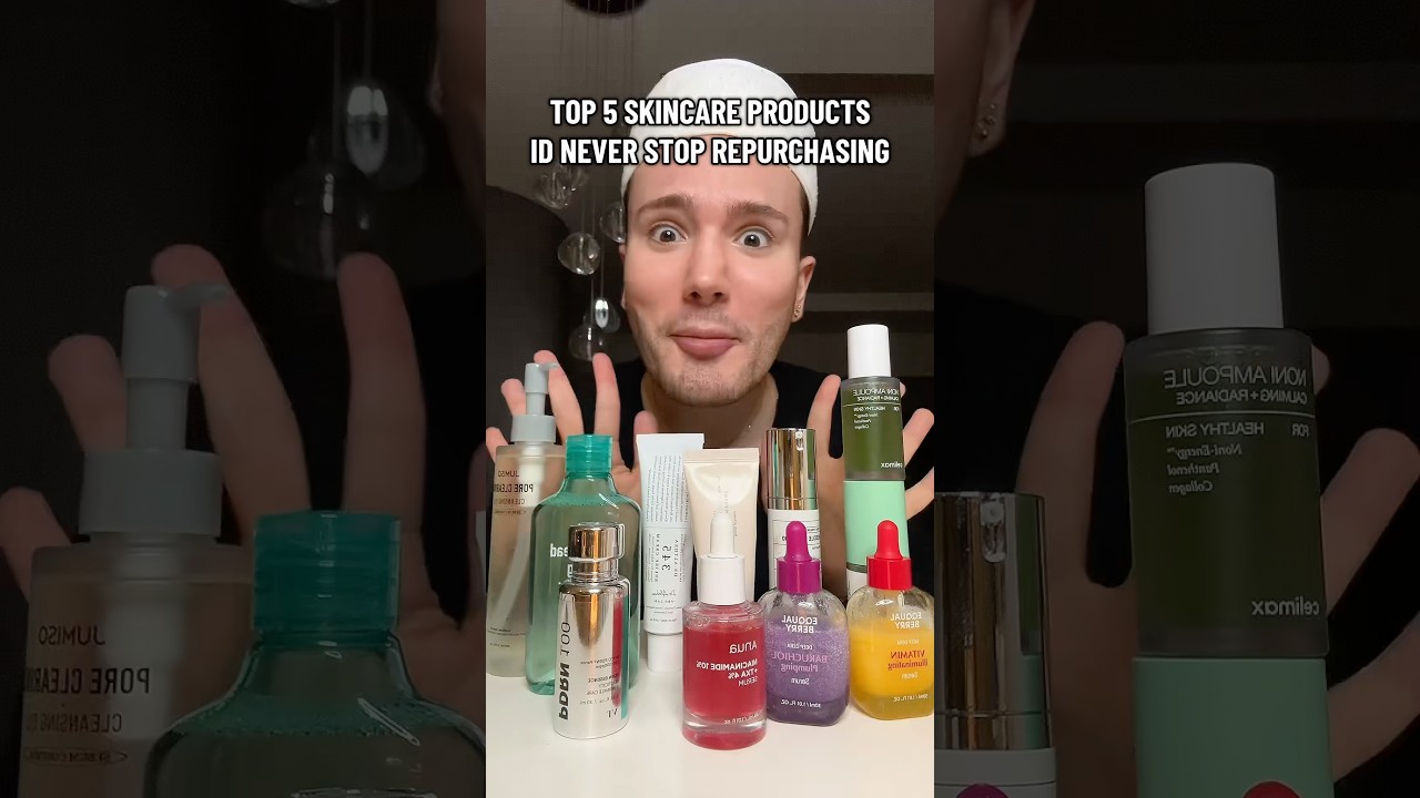 MY TOP 5 KBEAUTY PRODUCTS!🤩 #kbeauty #koreanskincare #skincaretips #yesstyle (yesstyle partner)