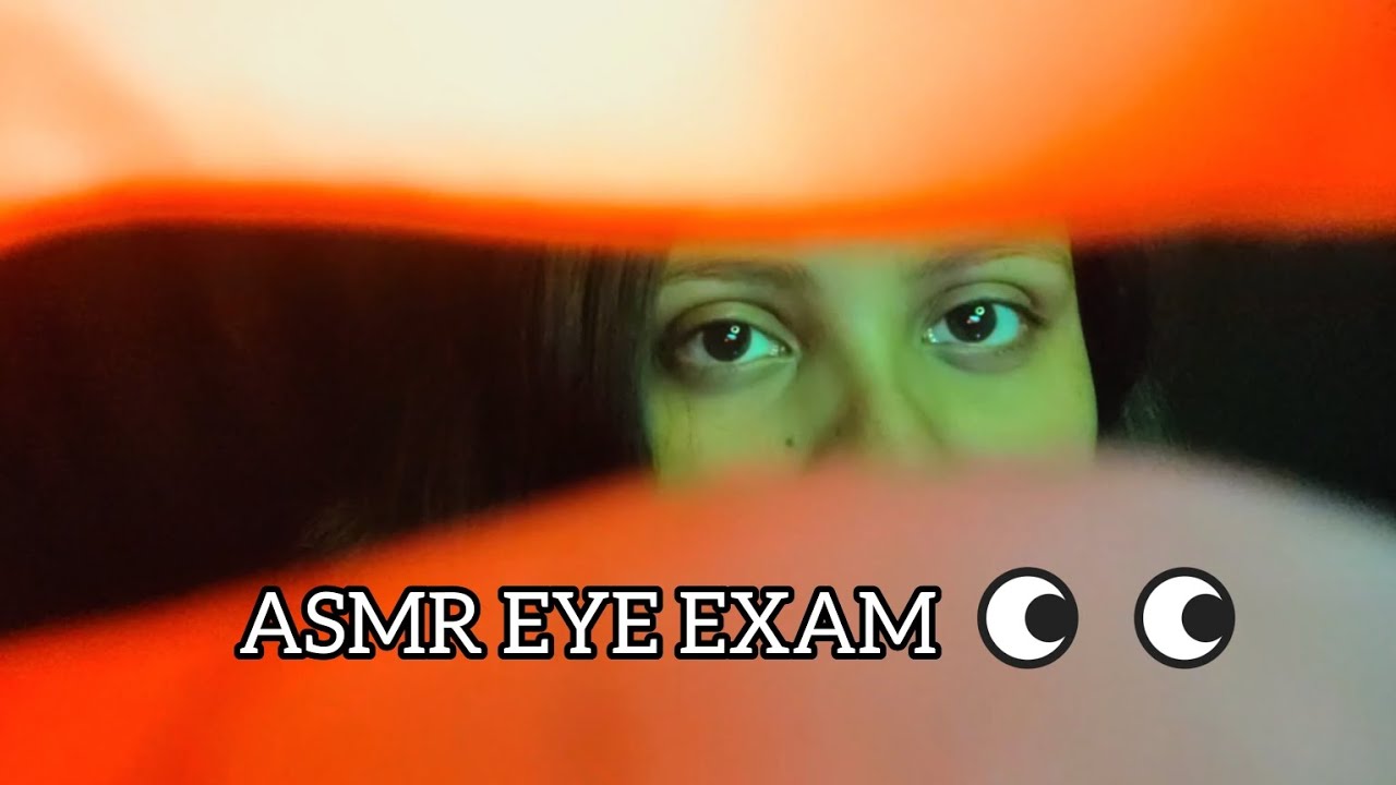  Relaxing ASMR Eye Exam Roleplay 👁 || asmr video for sleep 🥱😴#asmr #triggersforsleep 
